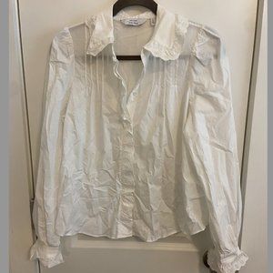 & Other Stories White Button Down Blouse